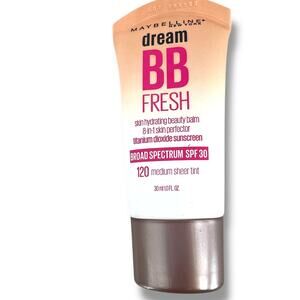 MAYBELLINE BB Fresh 8 In 1 Skin Perfector SPF30 1 FL.OZ  #120 Medium Sheer Tint